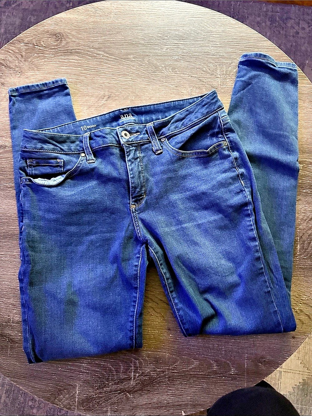 a.n.a Skinny Jeans in Blue Waist 10
